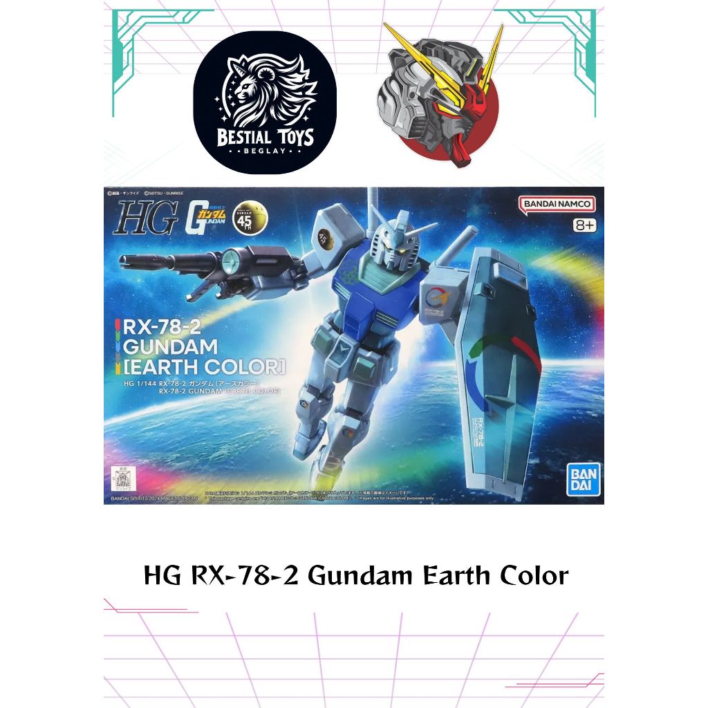 HG RX-78-2 Gundam Earth Color BANDAI