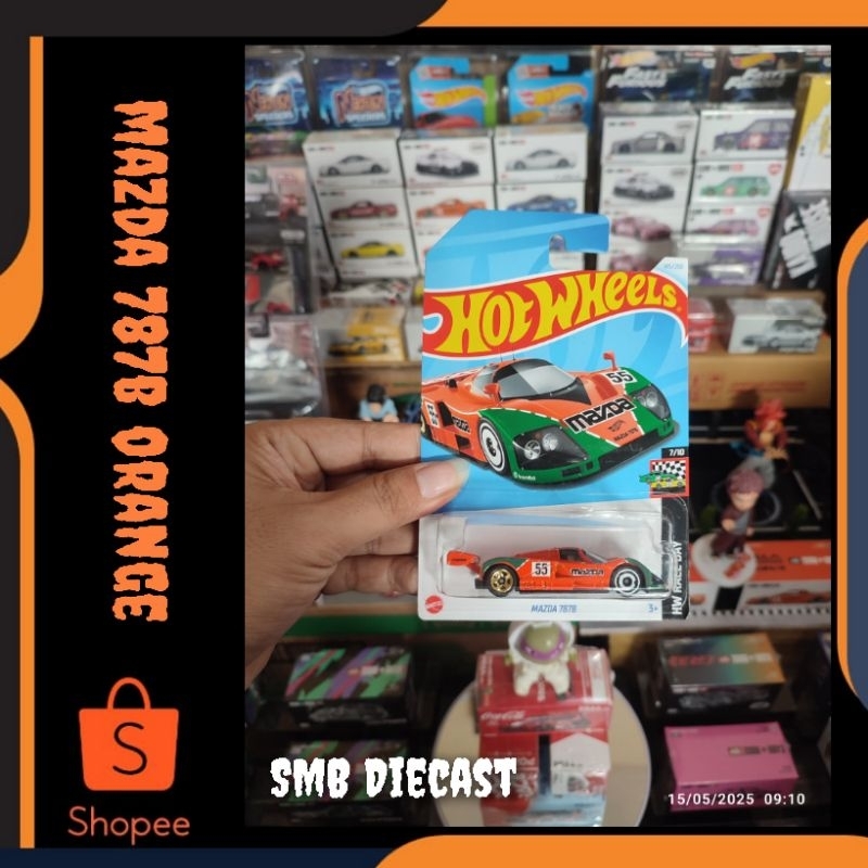 HOT WHEELS MAZDA 787B ORANGE NOT MINT JAPAN CARD