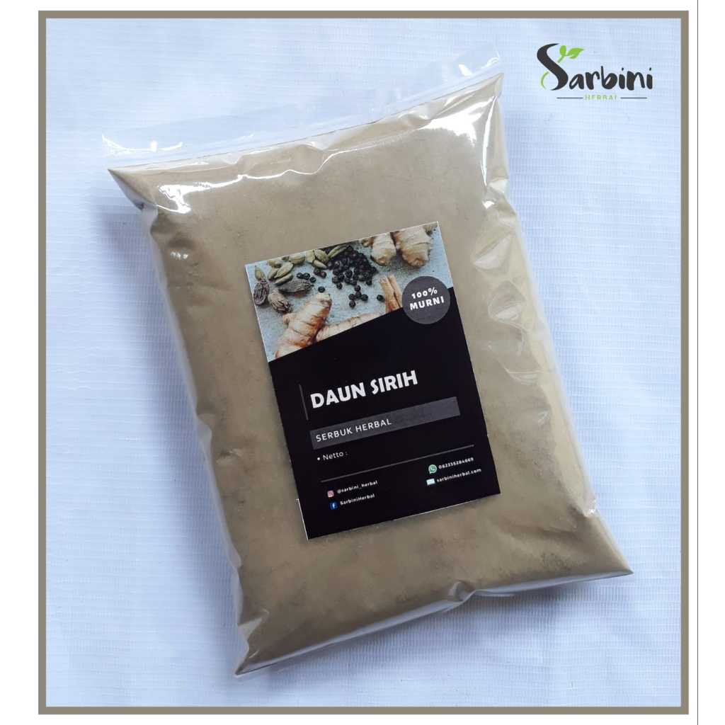 

Daun Sirih Bubuk 100 gram / 250 gram / Serbuk Daun Sirih Garansi Terjamin 100% Asli Murni / Simplisia Kering Daun Sirih / Bahan Ekstrak Daun Sirih Premium / Jamu Herbal Daun Sirih Tradisional Tanpa Bahan Pengawet / Khusus Daun Sirih Asli Murni