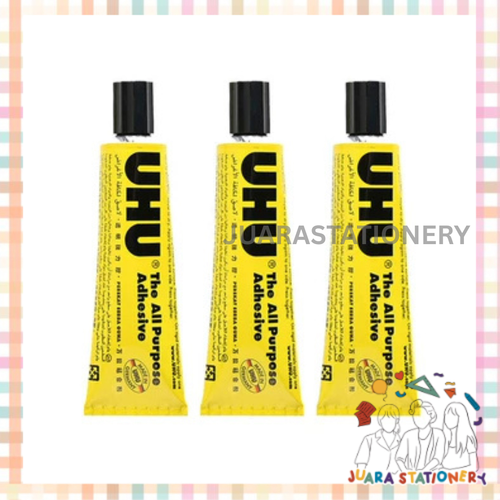 

(648) JUARASTATIONERY Lem UHU 20 mL / Lem Serbaguna dan Prakarya UHU 20ML / All Purpose Adhesive 20mL