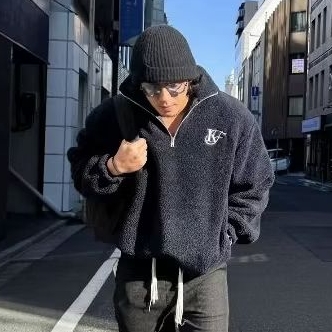 FUZI SHERPA Half-Zip Brand Kazamarts KF