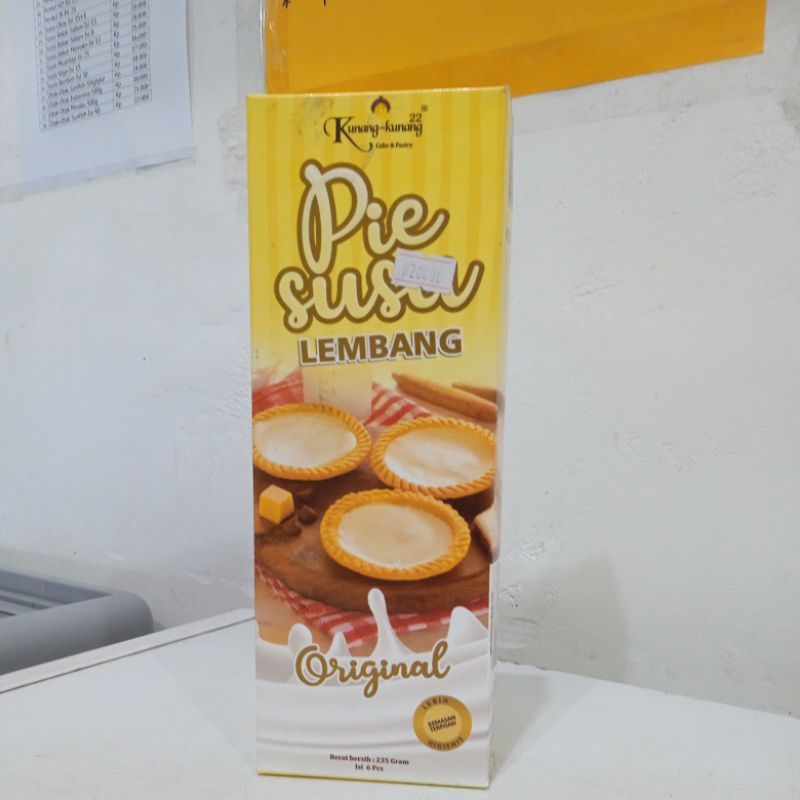 

pie susu Lembang vanila dan original