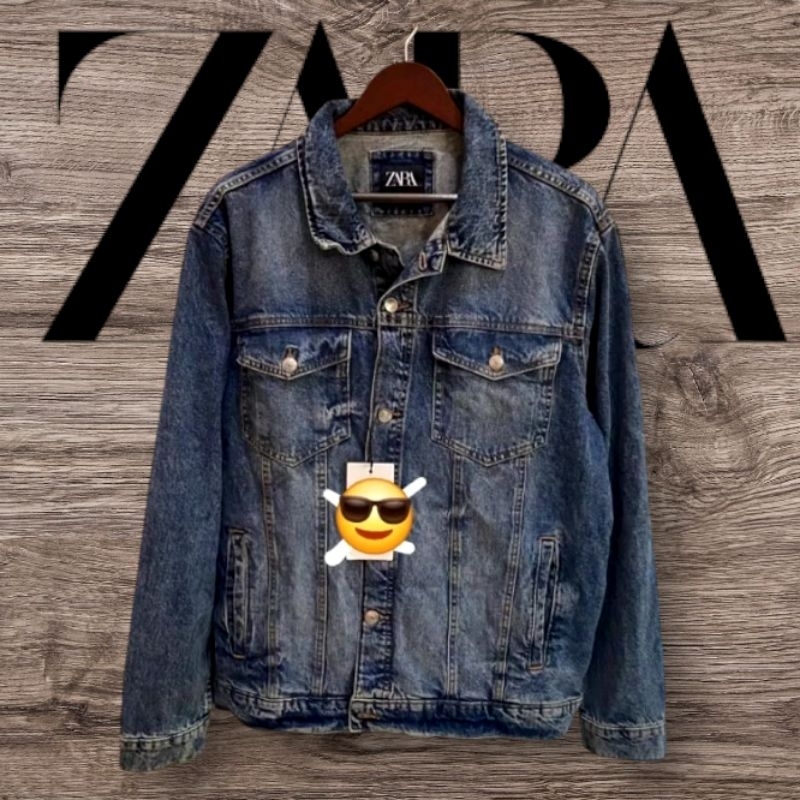denim jacket ZARA Original Made In Bangladesh