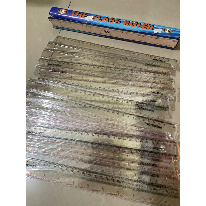 

Penggaris 30Cm / Glass Ruler Microtop