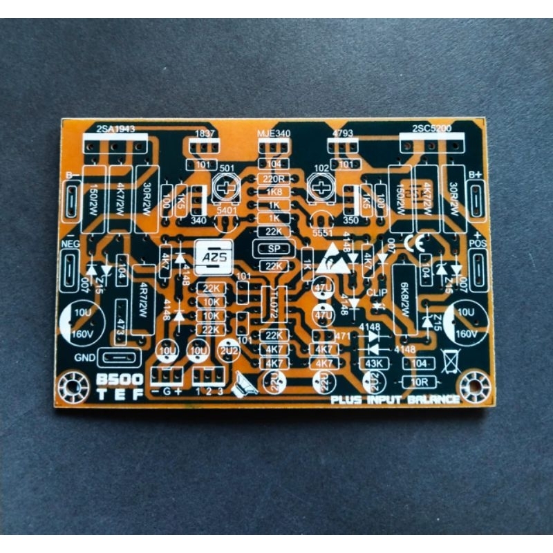 PCB Power APEX B500 TEF Input Balance XPC