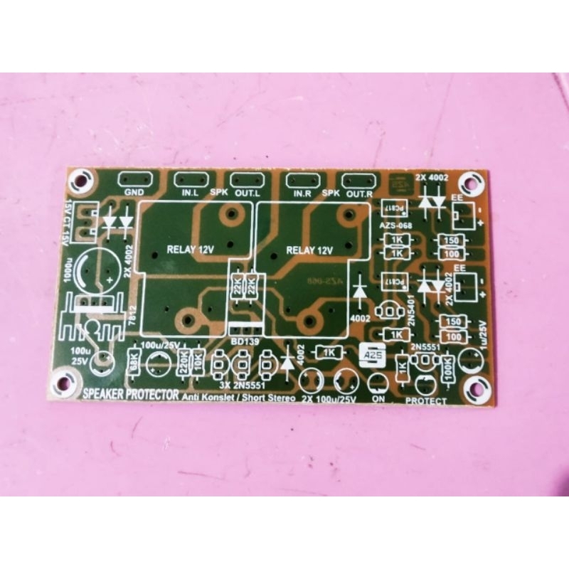 PCB Speaker Protector Stereo Anti Short OCP AZS-068