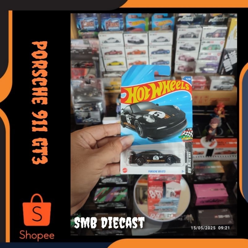 HOT WHEELS PORSCHE 911 GT3 HITAM