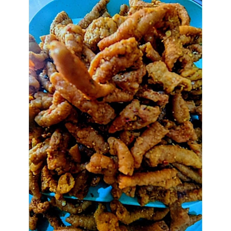 

Kripik Usus Pedas Daun Jeruk 250gr – Renyah & Gurih, Camilan Khas Pedas Aromatik