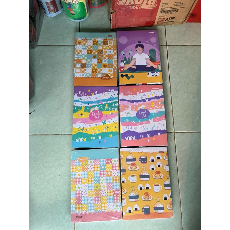 

buku tulis bigboss 42 lembar isi 6pcs per pak besar B5 sekolah bukutulis