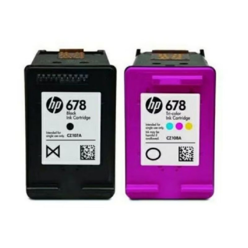 Cartridge Tinta HP 678 Bekas Copotan Gambling