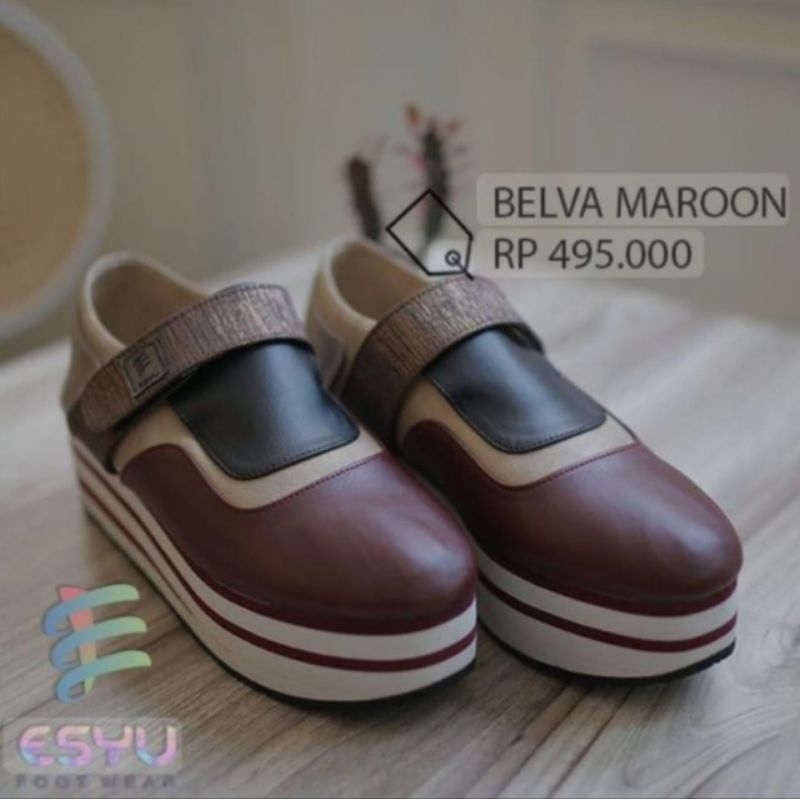 Belva Maroon ORIGINAL ESYU (100% ORIGINAL ESYU)
