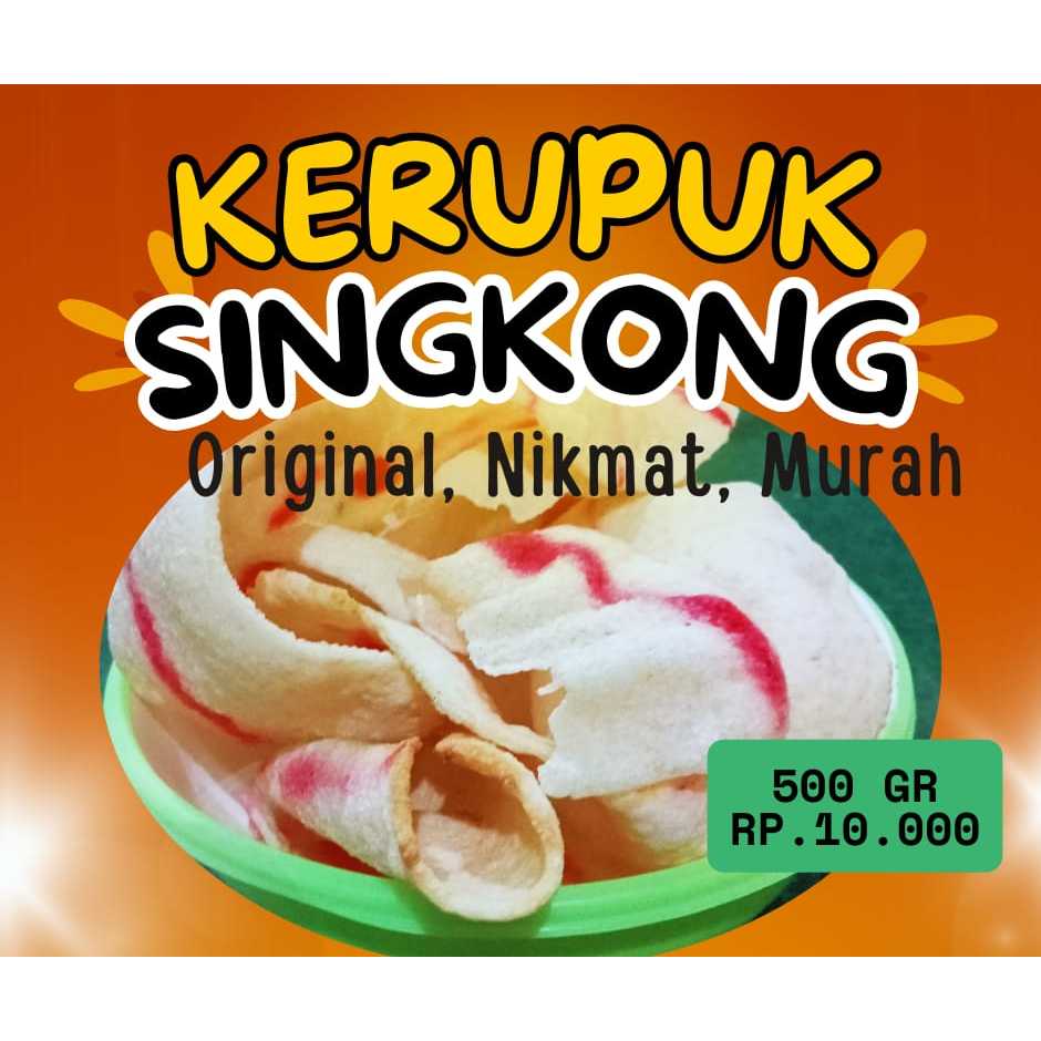 

Kerupuk Ketela Mentah Krupuk Singkong Sadariyah Jaya Warna Camilan Pohong Gurih Enak Renyah 200 gr