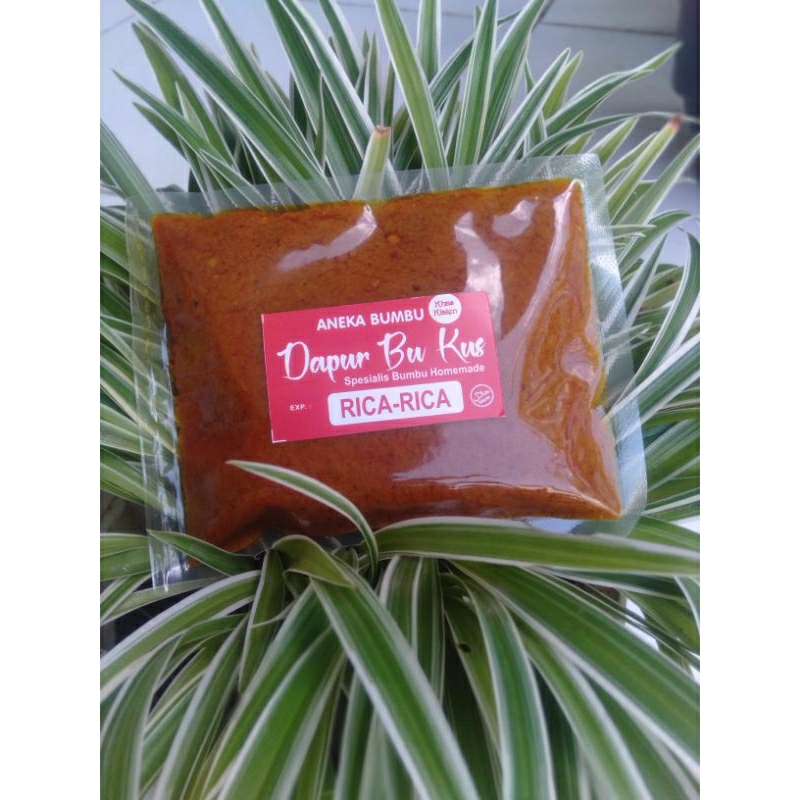 

Bumbu Instan . Aneka bumbu homemade . Bumbu rica-rica . Dapur Bu Kus