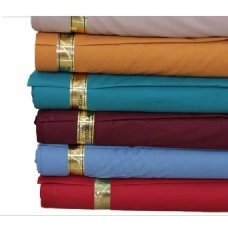 Kain Bahan Katun Toyobo Polos RM/FD Meteran