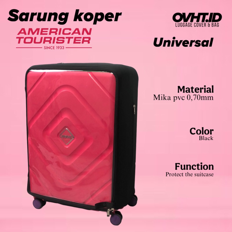 OVHT.ID cover koper elastis sarung koper elastis pelindung koper elastis penutup koper elastis