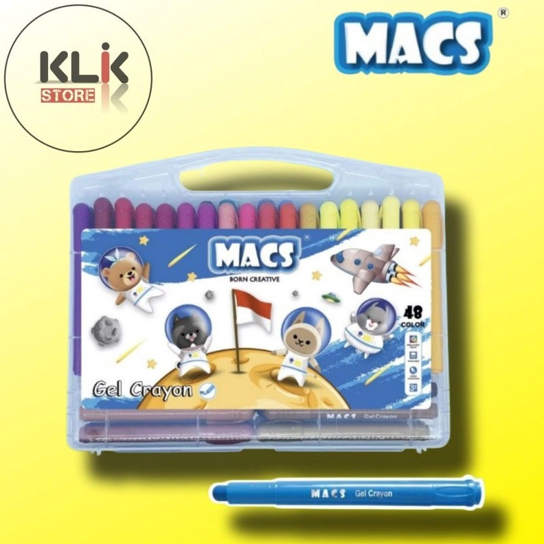 

KODE R63G Gel Crayon MACS Set 48