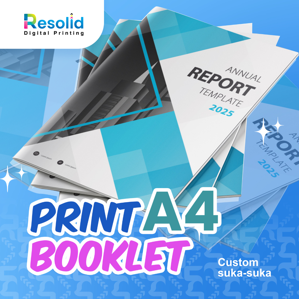 

CETAK CEPAT BUKU A4 COMPANY PROFILE, ANNUAL REPORT, SKRIPSI, TESIS, JURNAL, PROPOSAL, MAKALAH | CETAK DOKUMEN A4 WARNA 100 GSM ART PAPER 150GR | BOOKLET PANDUAN TERMURAH | PRINT A4 CUSTOM SAMEDAY INSTANT RESOLID