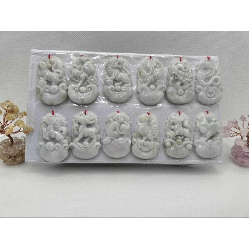 Liontin Giok Burma 12 Shio (jadeite) satuan