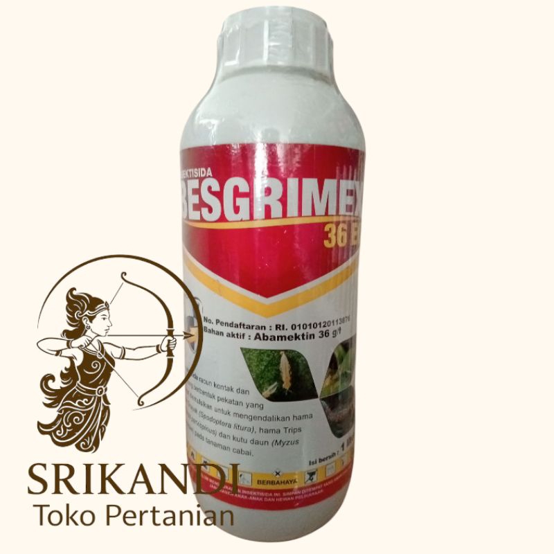 Besgrimex 36 EC 1 liter Abamectin 36g/l Abamectin Andalan Petani Lebih Hemat