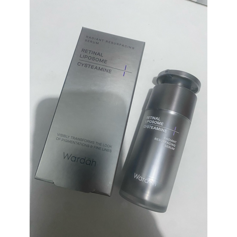 Preloved Wardah Radiant Resurfacing Retinal Cysteamine Serum 30 ml - Serum Pencerah, Penghilang Keru