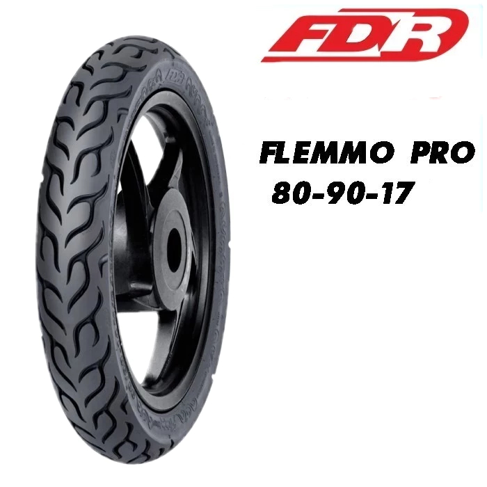 BAN LUAR FDR 80/90-17 FLEMMO PRO TUBELESS