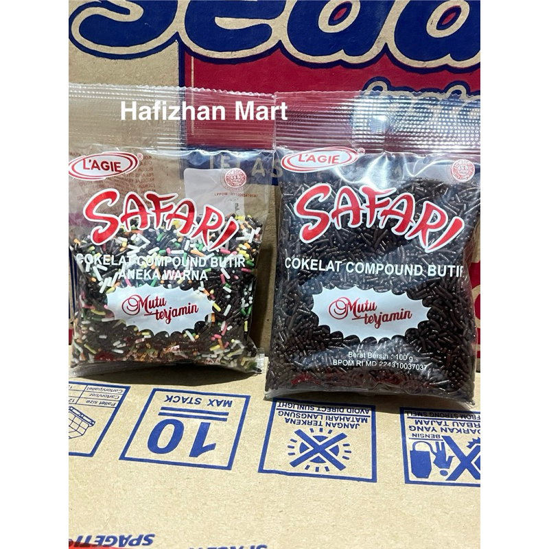 

L'agie Safari seres coklat polos dan warna 100 gr
