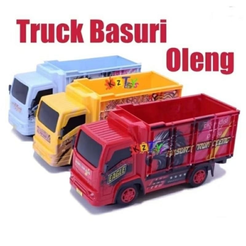 Mainan Anak Truk Oleng Musik Telolet Basuri/ Mainan Miniatur Truck Oleng Bisa Jalan Geal Geol Musik 