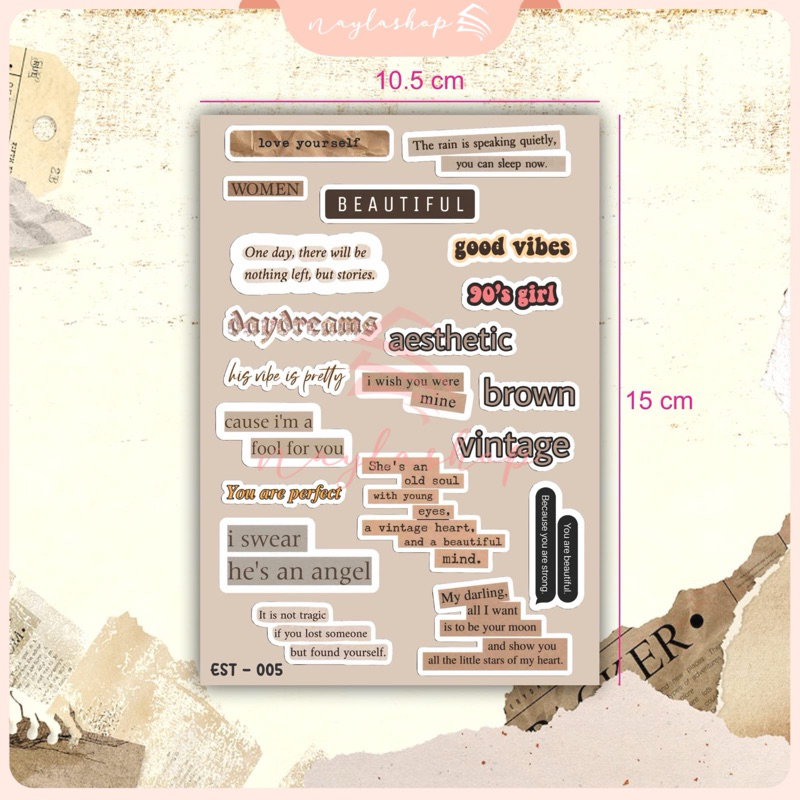 

Paket Sticker Aesthetic Tumblr – Worth It & Unik”