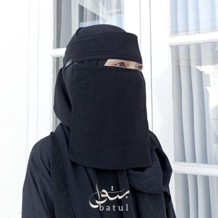 KODE L49C CADAR NIQAB PENDEK ORI ARAB SAUDI  CADAR BANDANA ORI SAUDI  CADAR BEDOON ESM
