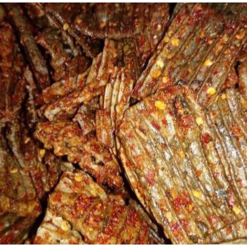 

MURAH KERUPUK JENGKOL ASBES 200 GRAM / KERUPUK ASBES / KERUPUK JENGKOL PEDAS ASBES / KERUPUK ASBES BALADO