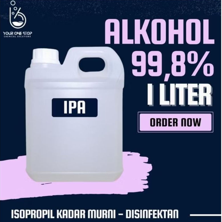 IPA/Isopropyl Alkohol kadar 99.8%