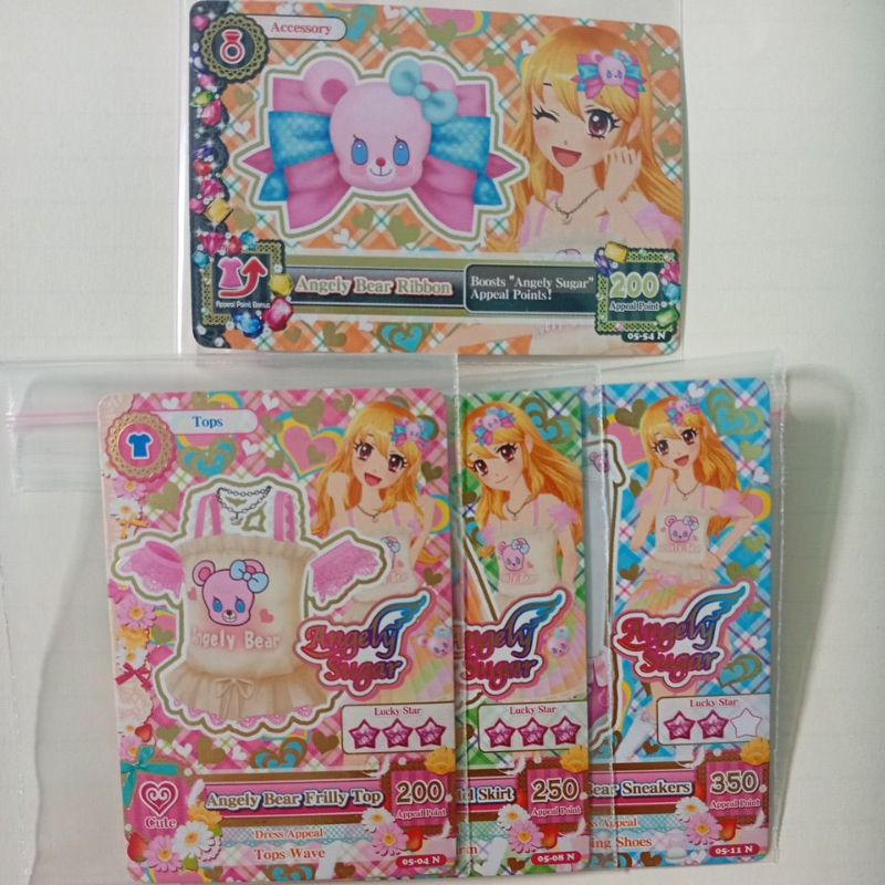 Aikatsu Angely Sugar Angely Bear Full Set