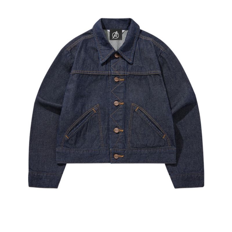 work shirt jacket boxy FULLCOUNT boxy fit denim