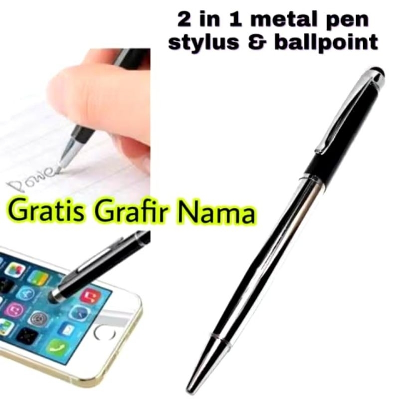 

pulpen mewah besi metal dgn stylush gratis ukir grafir nama