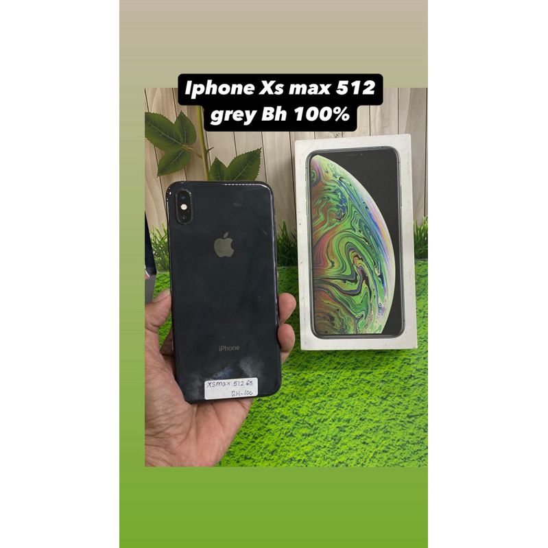 Iphone Xs max 512 Grey bekas