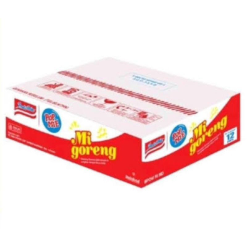 

POP MIE INDOMIE Mie Goreng Jumbo 1 Dus Isi 12 Pcs