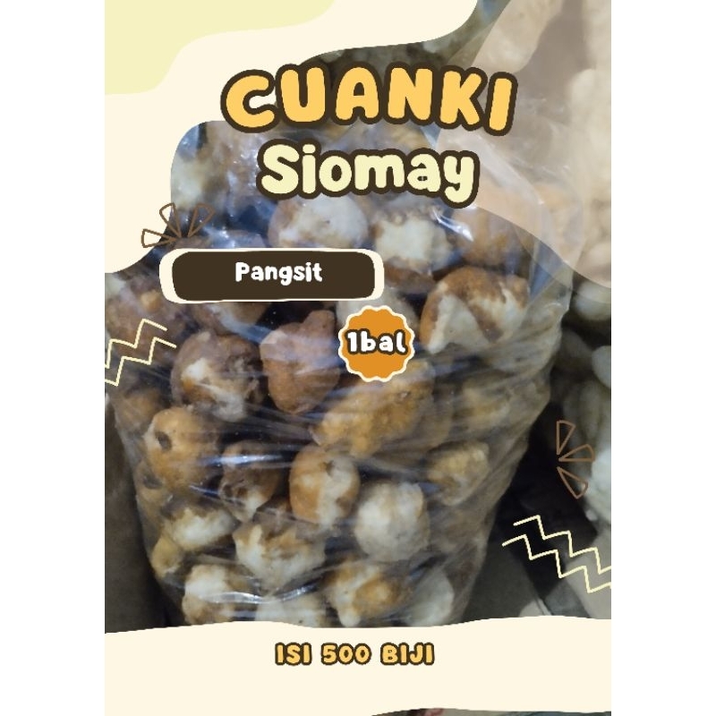 

siomay besar cuanki toping 500 biji