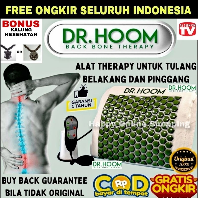 Dr Hoom Backbones Therapy, Bantal Terapi Tulang Belakang Back Bone ORIGINAL 100%