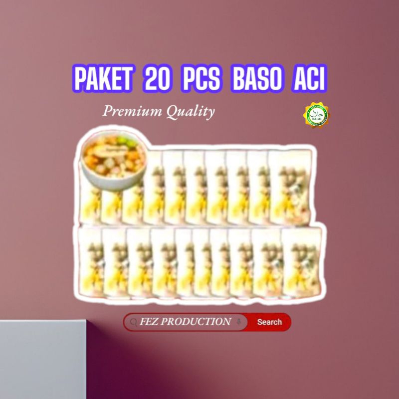 

PAKET 20 PCS BASO ACI INSTAN PREMIUM