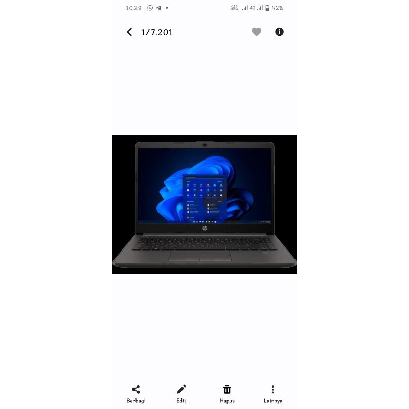 HP 240 14 inch G9 Business Laptop, Silver