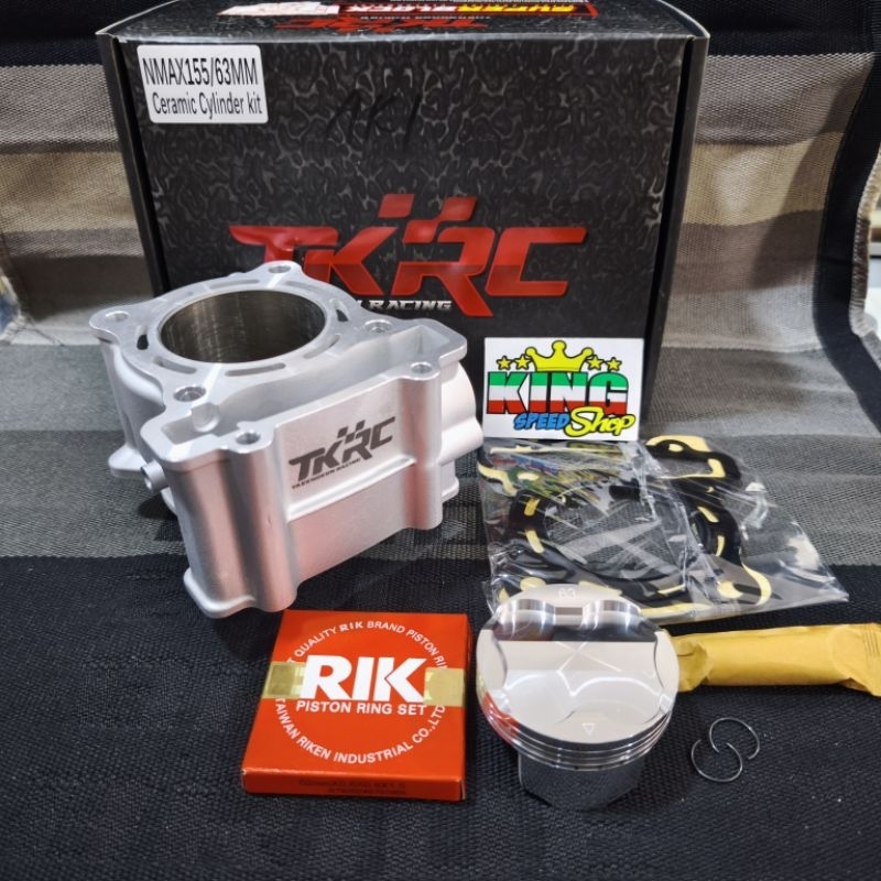BLOK SEHER TKRC  BORE UP 63MM BLOK SET CERAMIC  UNTUK YAMAHA NMAX 155 / AEROX 155 / NEW NMAX / NEW A