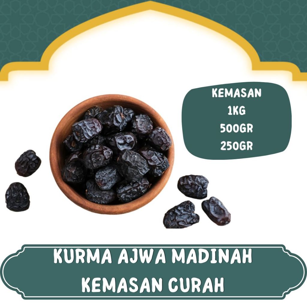 

OLEH OLEH HAJI DAN UMROH KURMA AJWA MADINAH GRADE A I AJWA MIX I KURMA AJWA PREMIUM I KURMA NABI I AJWA KESUKAAN NABI I KURMA PREMIUM
