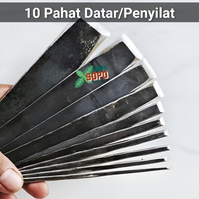 Alat Ukir Kayu, Pahat Ukir Jepara, 1 Set Pahat Datar/Penyilat, Paket J10
