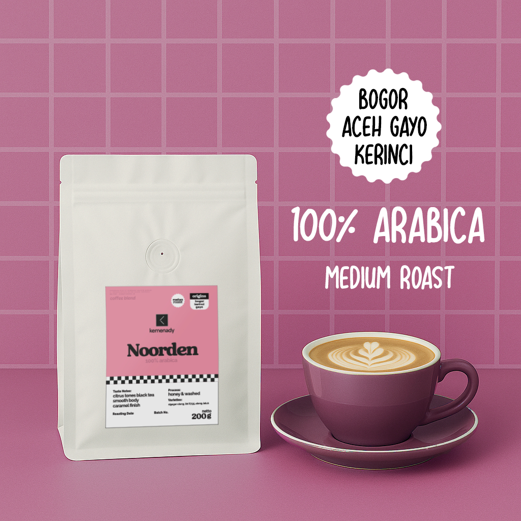 

Biji Kopi Noorden blend roasted beans 200 gr