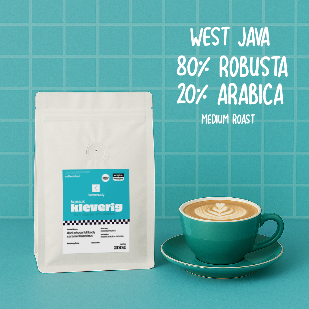 

Biji Kopi Kleverig Blend (Blend Kopi susu)