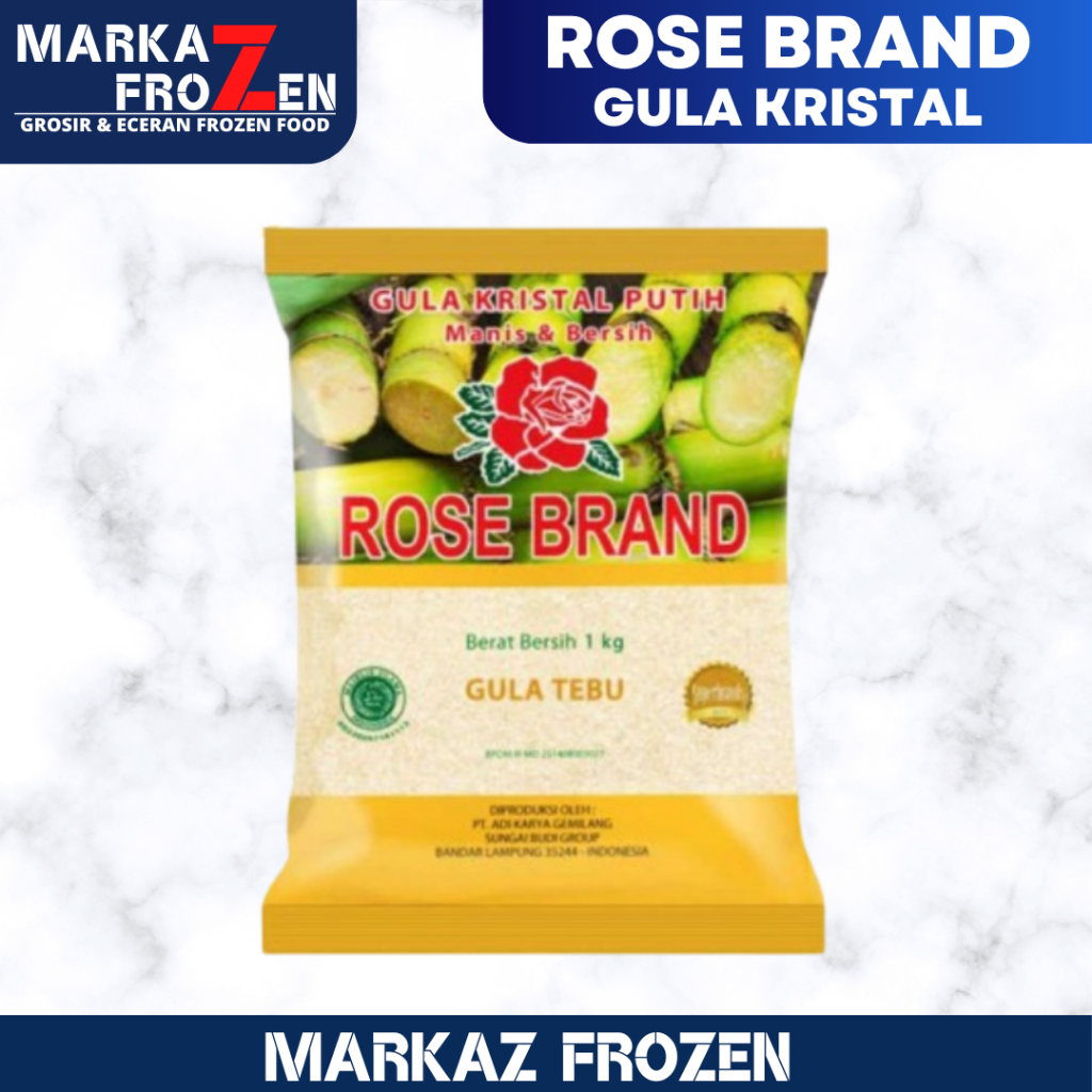 

ROSE BRAND GULA KRISTAL KUNING 1KG