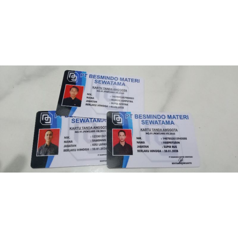 

id card dan kartu nama