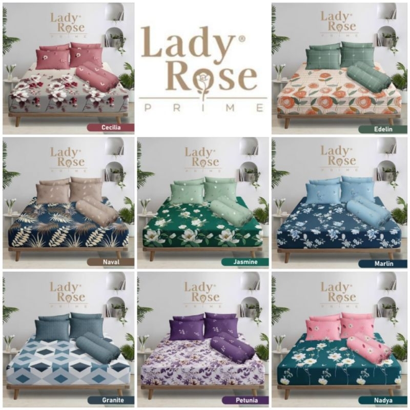 SPREI LADY ROSE 160x200 TINGGI 30 CM / SPREI LADY ROSE 160x200 PRIME / SPREI 160x200 LADY ROSE PRIME