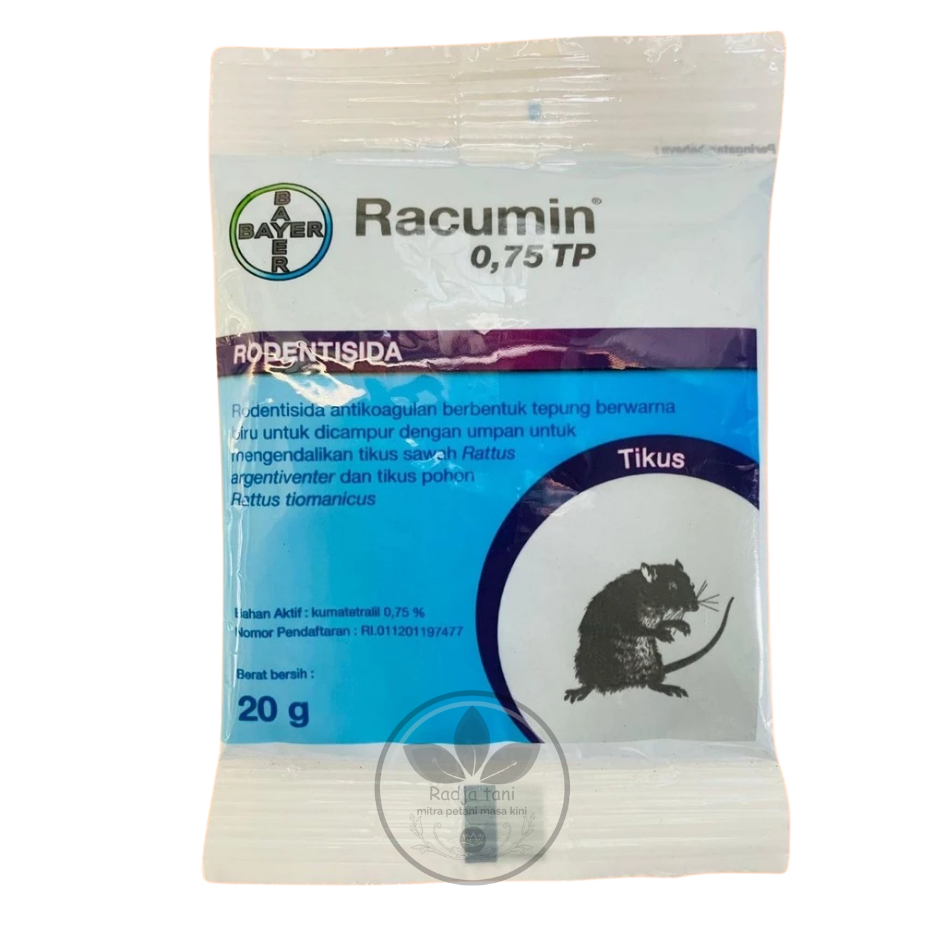 Rodentisida - Rodentisida Racun Tikus RACUMIN 0.75 TP 20gr dr bayer