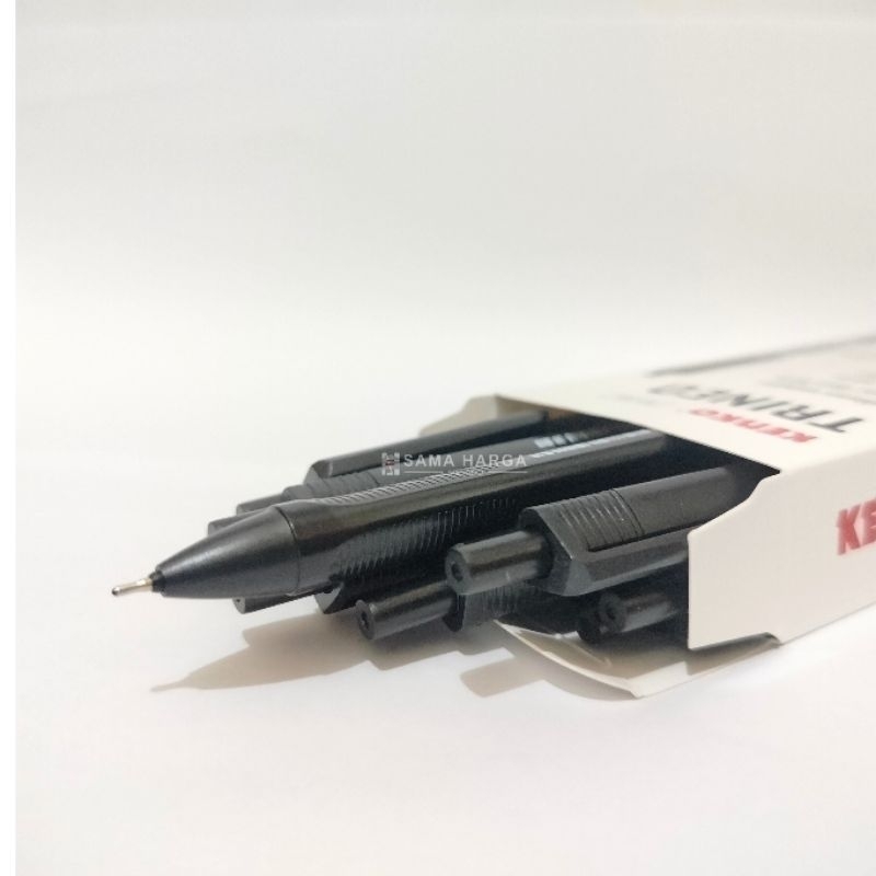 

Pulpen Kenko Trineo BP-388/Pen tinta hitam 1PACK